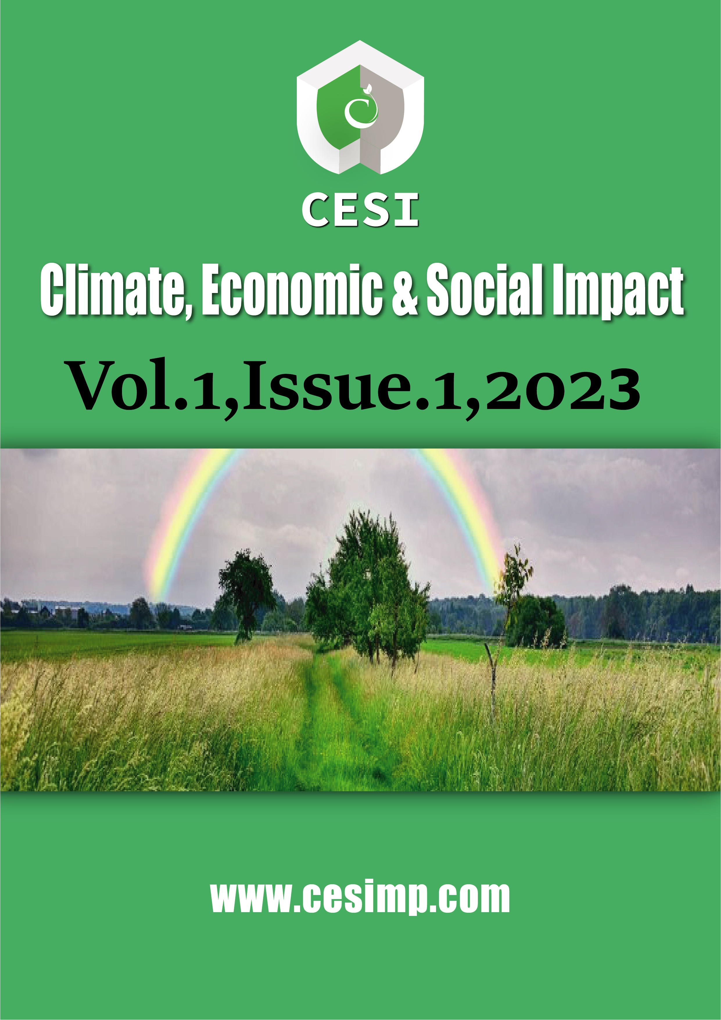 					View Vol. 1 No. 1 (2023): Climate, Economic & Social Impact
				